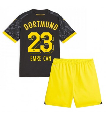 Borussia Dortmund Emre Can #23 Borta Kläder Barn 2023-24 Kortärmad (+ Korta byxor)